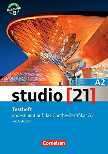 Посібник «Studio 21 A2. Testheft mit Audio CD (тестові завдання до підручника + аудіодиск)