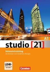 Посібник «Studio 21 A1. Intensivtraining mit CD und Lerner DVD-ROM (посібник з грам. та лексичної практики+CD +DVD-ROM)
