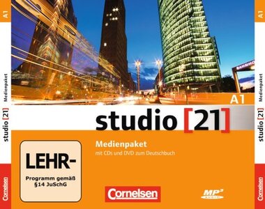 Аудіодиск «Studio 21 A1. Medienpaket Audio CDs mit DVD (набір із 4 аудіодисків та відео DVD)