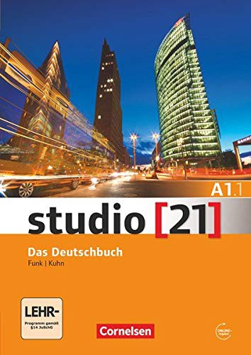 Посібник «Studio 21 A1/1. Deutschbuch mit DVD-ROM (підр. з інтегрованим роб.зошитом+інтер.диск.Част.1)