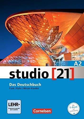Посібник «Studio 21 A2. Deutschbuch mit DVD-ROM (підручник з інтегрованим роб.зошитом+інтерактивний диск)