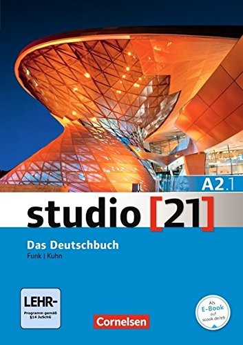 Посібник «Studio 21 A2/1. Deutschbuch mit DVD-ROM (підр. з інтегрованим роб.зошитом+інтер.диск.Част.1)