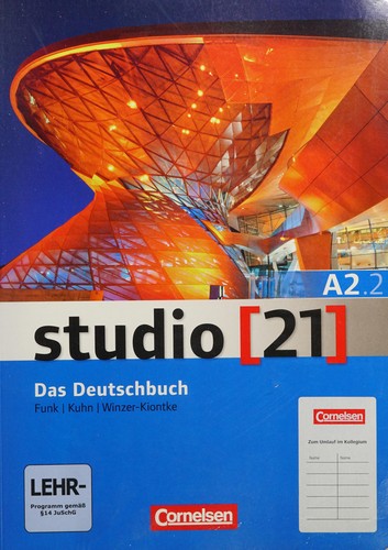 Посібник «Studio 21 A2/2. Deutschbuch mit DVD-ROM (підр. з інтегрованим роб.зошитом+інтер.диск.Част.2)