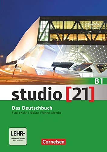 Посібник «Studio 21 B1. Deutschbuch mit DVD-ROM (підручник з інтегрованим роб.зошитом+інтерактивний диск)
