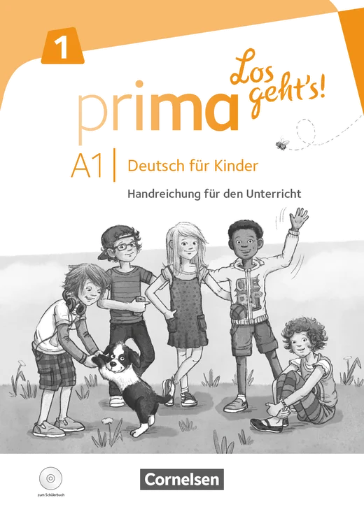Посібник «Prima - Los geht's! A1 Handreichungen fr den Unterricht mit Kopiervorlagen und Audio-CD