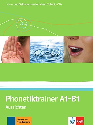 Підручник «Aussichten: Phonetiktrainer A1 - B1 Kurs- und Selbstlernmaterial mit 2 Audio-CDs