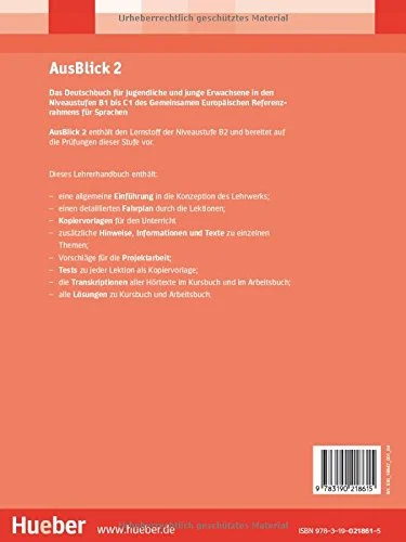 Ausblick: Lehrerhandbuch 2