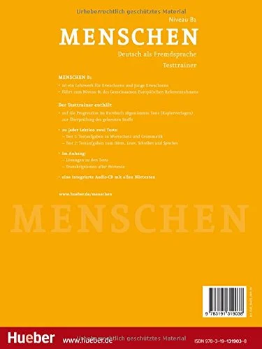 Menschen B1. Testtrainer mit Audio-CD