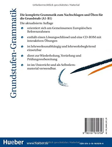 Grundstufen-Grammatik. Grammatik mit integriertem Losungsschlussel und CD-ROM