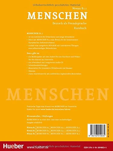 Menschen B1.1 Kursbuch mit DVD-ROM