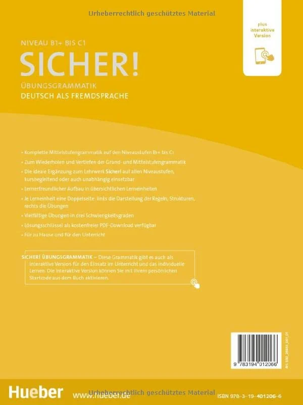 Sicher! Ubungsgrammatik plus interaktive Version