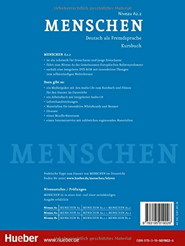 Menschen A2.2 Kursbuch mit DVD-ROM