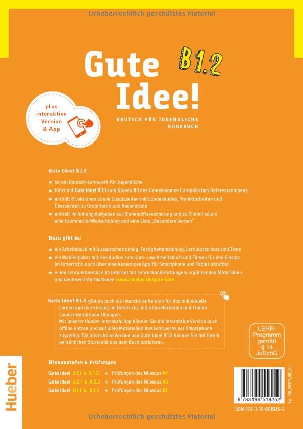 Gute Idee! B1.2, Kursbuch plus interaktive Version
