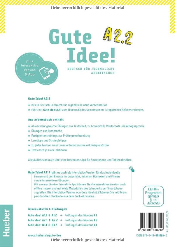 Gute Idee! A2.2 Arbeitsbuch mit interaktive Version