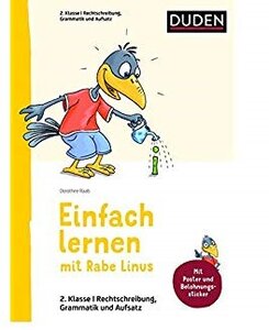 Підручник «Einfach lernen mit Rabe Linus. Deutsch 2. Klasse Rechtschreibung, Grammatik und Aufsatz