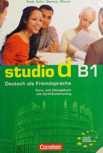 Комплект книг «Studio d B1. Kurs- und Ubungsbuch mit CD (підручник+роб.зошит+аудіодиск)