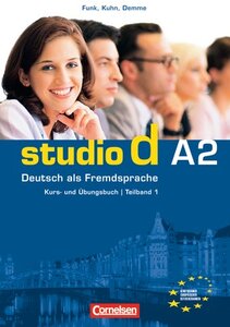 Комплект книг «Studio d A2/1. Kurs- und Ubungsbuch mit CD. Розділи 1-6 (підручник+роб.зошит+аудіодиск)