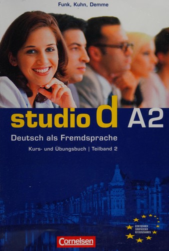 Комплект книг «Studio d A2/2. Kurs- und Ubungsbuch mit CD. Розділи 7-12 (підручник+роб.зошит+аудіодиск)