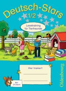 Робочий зошит «Stars: Deutsch-Stars 1/2 Lesetraining Tierfreunde