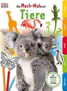 Das Mach-Malbuch. Tiere