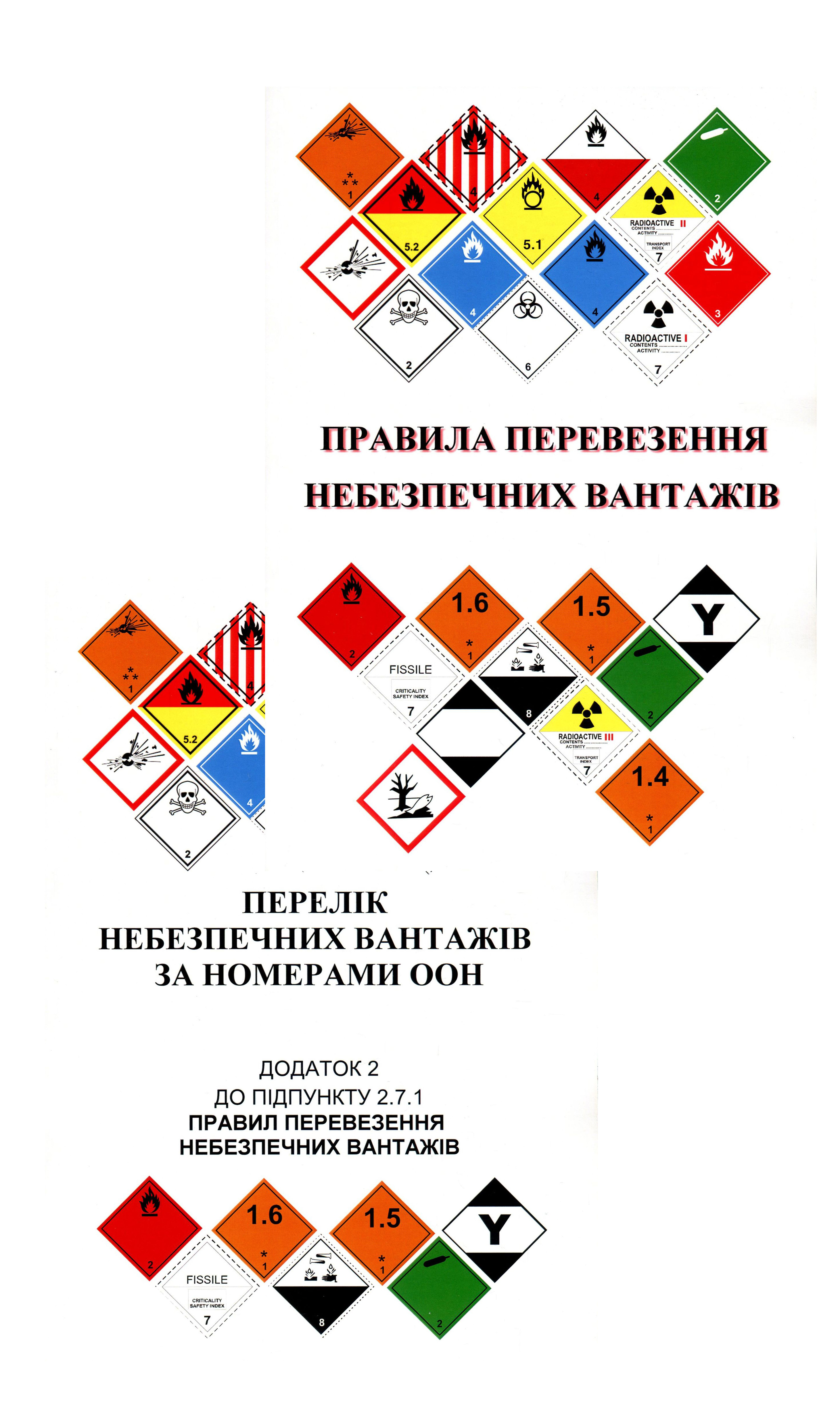 Правила перевезення небезпечних вантажів зі змінами та додатками. Редакція від 16.03.2018 (комплект з 2 книг)