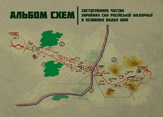 Застосування частин збройних сил російської федерації в основних видах бою. Альбом схем