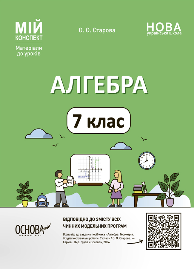 Матеріали до уроків. Алгебра. 7 клас