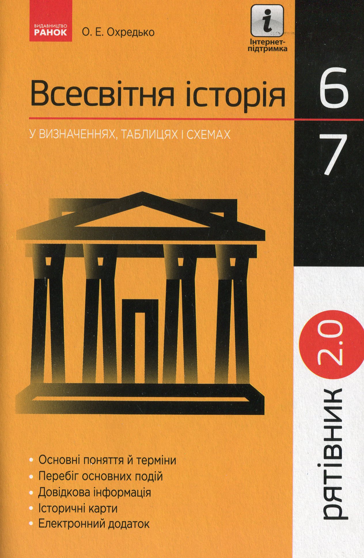 Рятівник 2.0. Всесвітня історія у визначеннях, таблицях і схемах. 6-7 клас