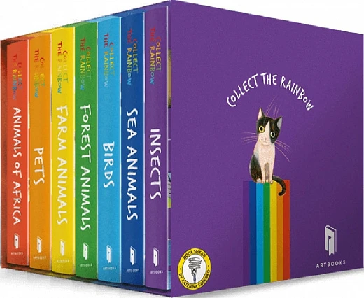 Набір Collect the rainbow 7 books. Катерина Таберко