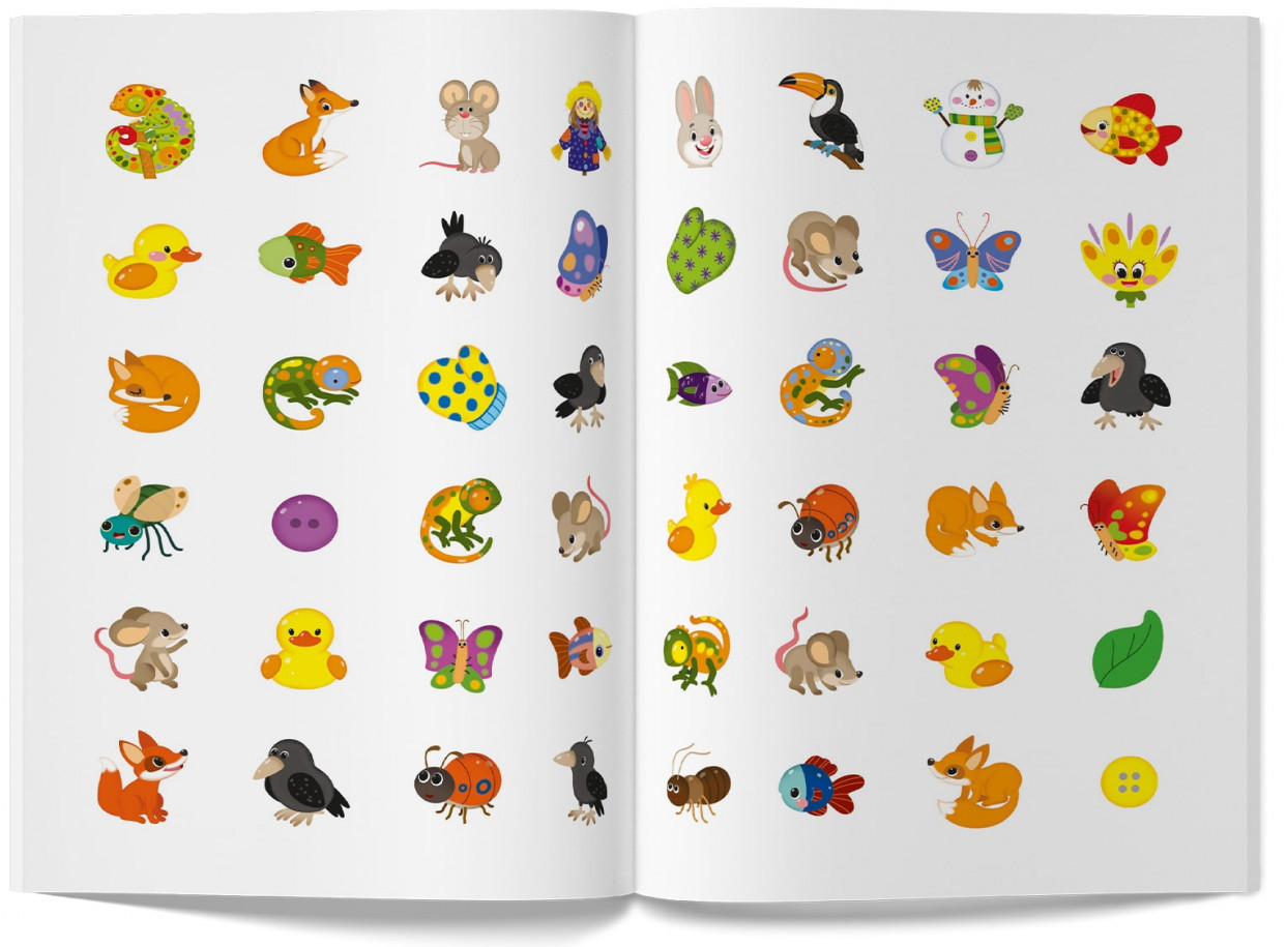 Малюємо пальчиками, долоньками й кулачками. Рибка