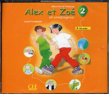 Аудіодиск «Alex et Zoe 2. CDs audio (набір із 3 аудіодисків)