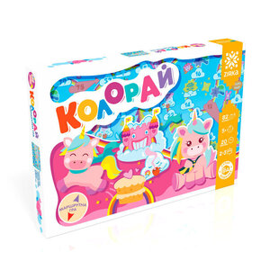 Настільна гра «Гра-ходилка "Колорай"