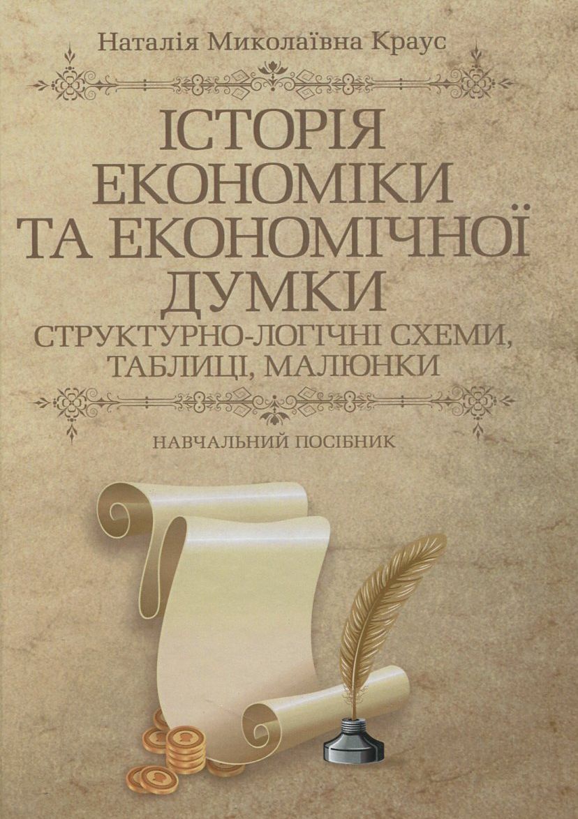 Історія економіки та економічної думки: структурно-логічні схеми, таблиці, малюнки