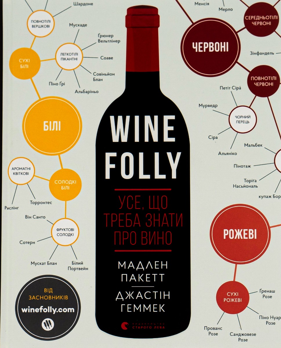 Wine Folly. Усе, що треба знати про вино. Мадлен Пакетт; Джастін Геммек