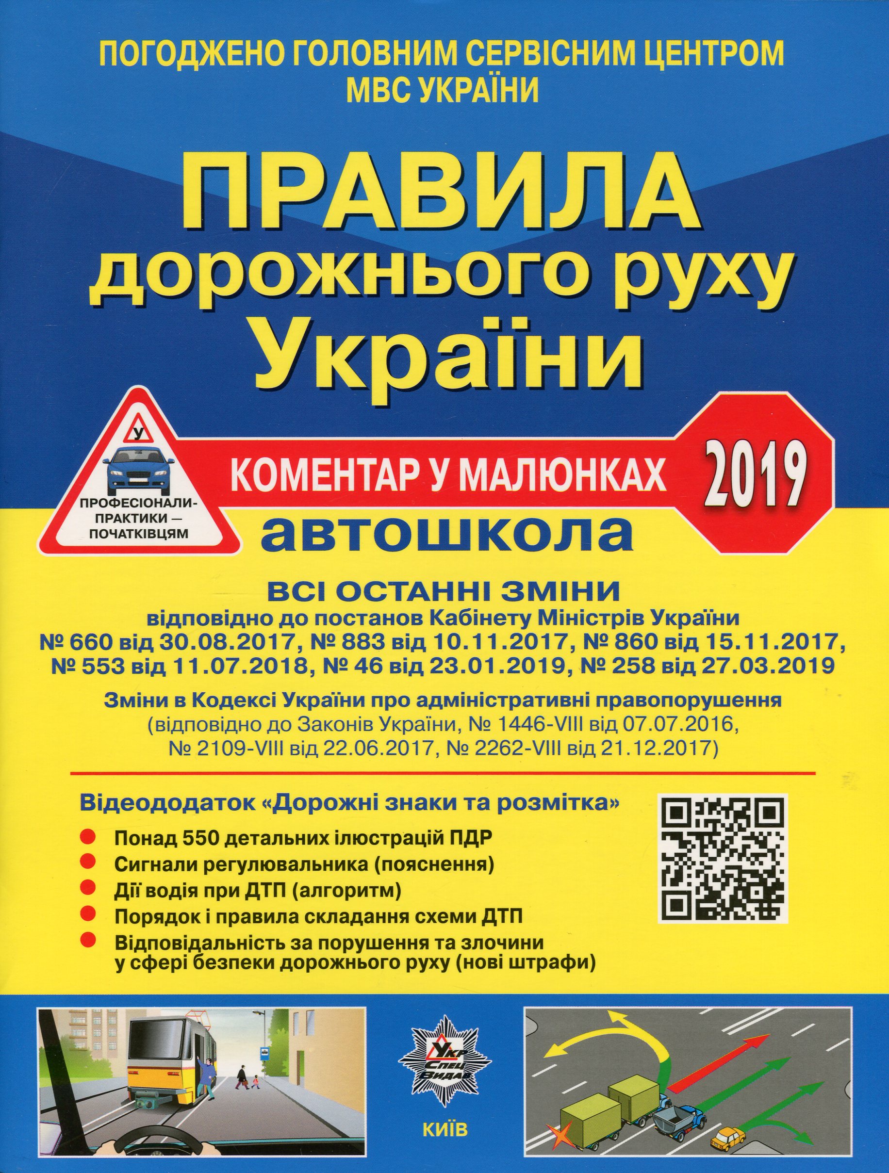 Правила дорожнього руху України 2019. Коментар у малюнках