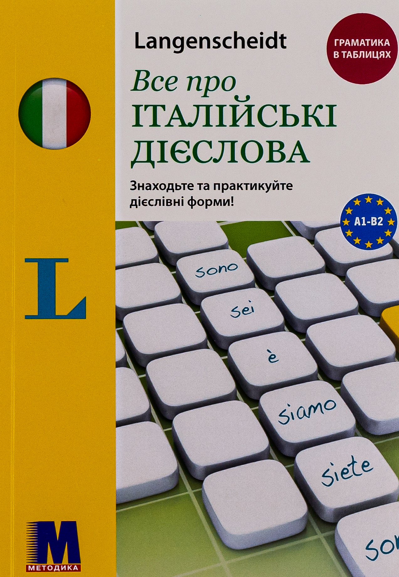 Все про італійські дієслова. Граматика в таблицях