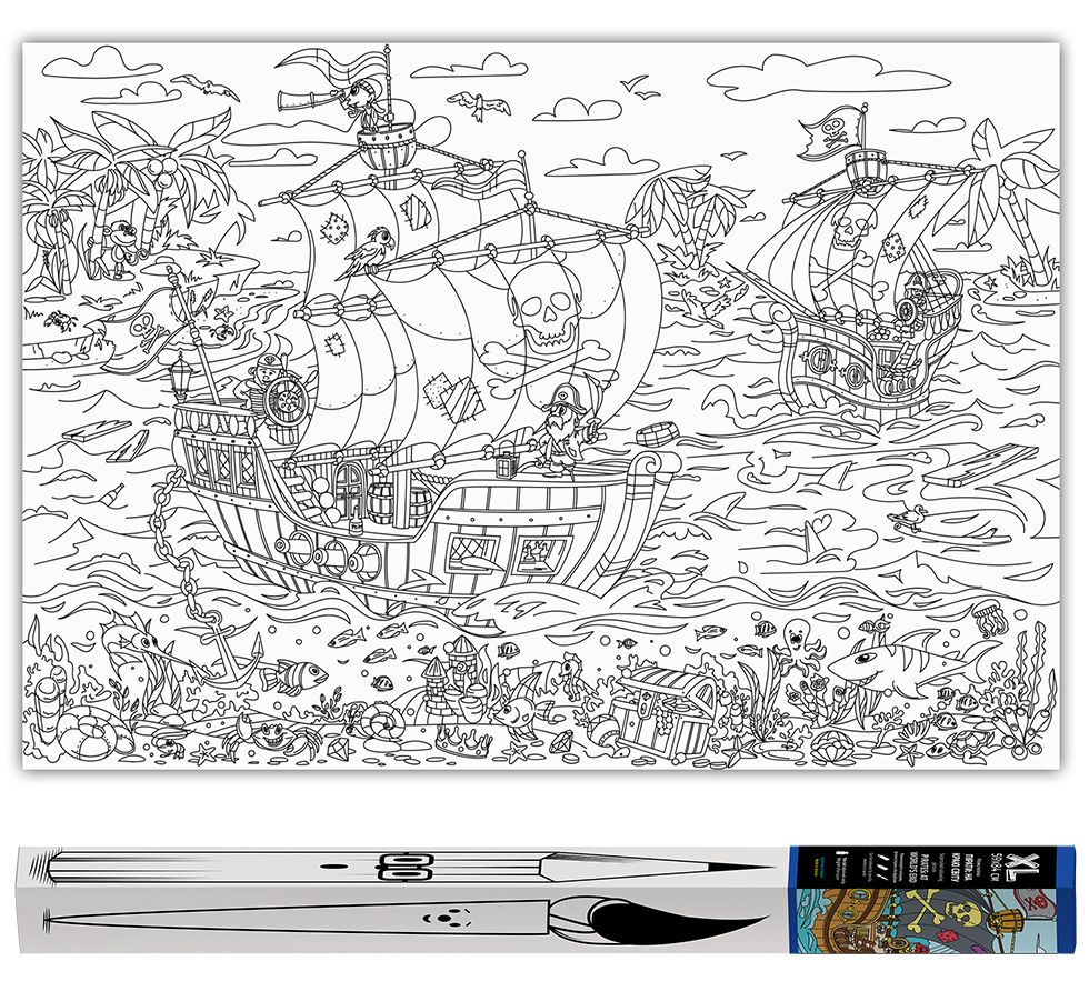 Пірати: на краю світу. Розмальовка