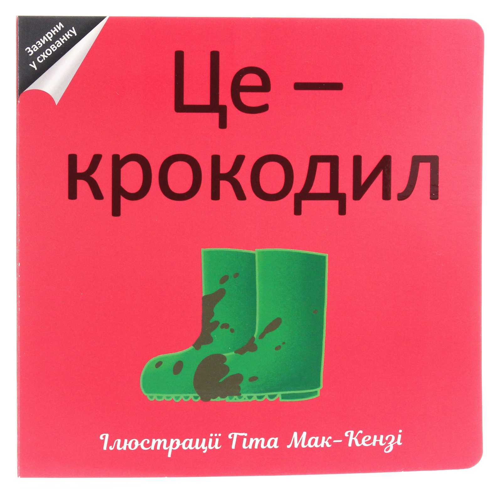 Зазирни у схованку. Це — крокодил