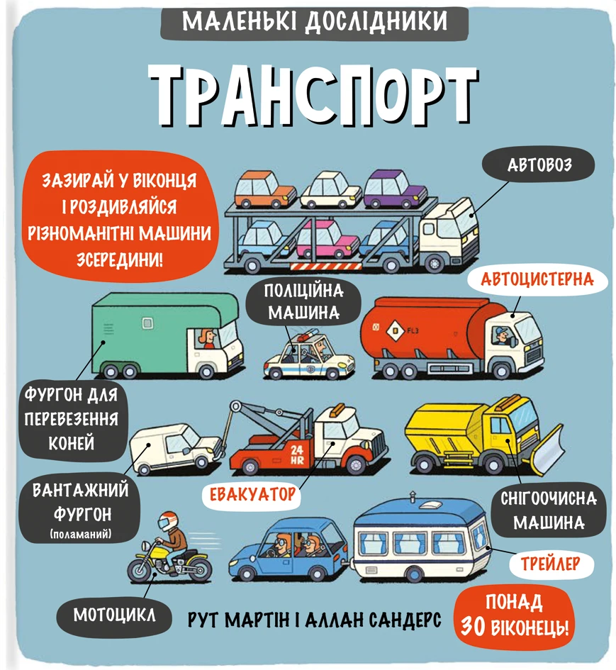 Маленькі дослідники: Транспорт