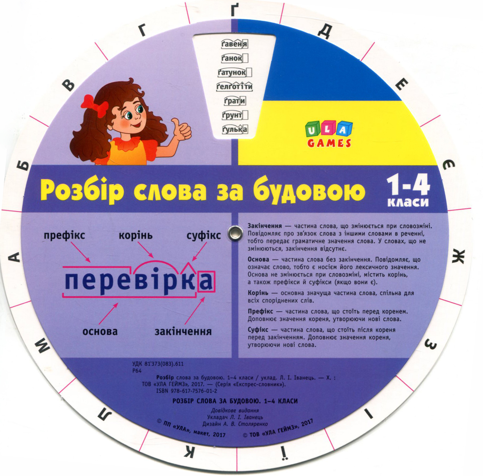 Експрес-словник. Розбір слова за будовою. 1-4 класи