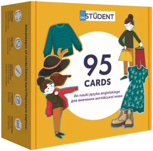 Мій зовнішній вигляд. 95 карток для вивчення англійської мови