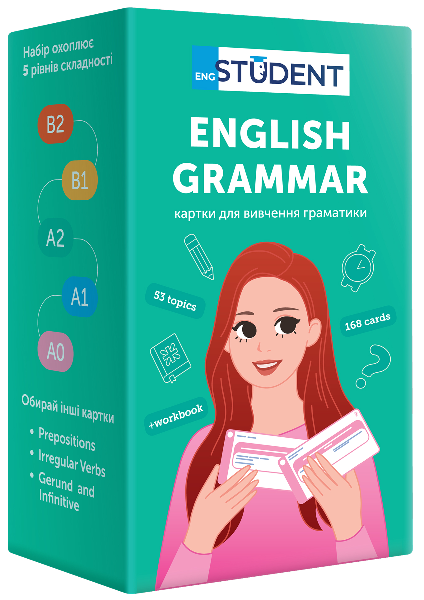 Картки для вивчення англійської граматики. English Grammar