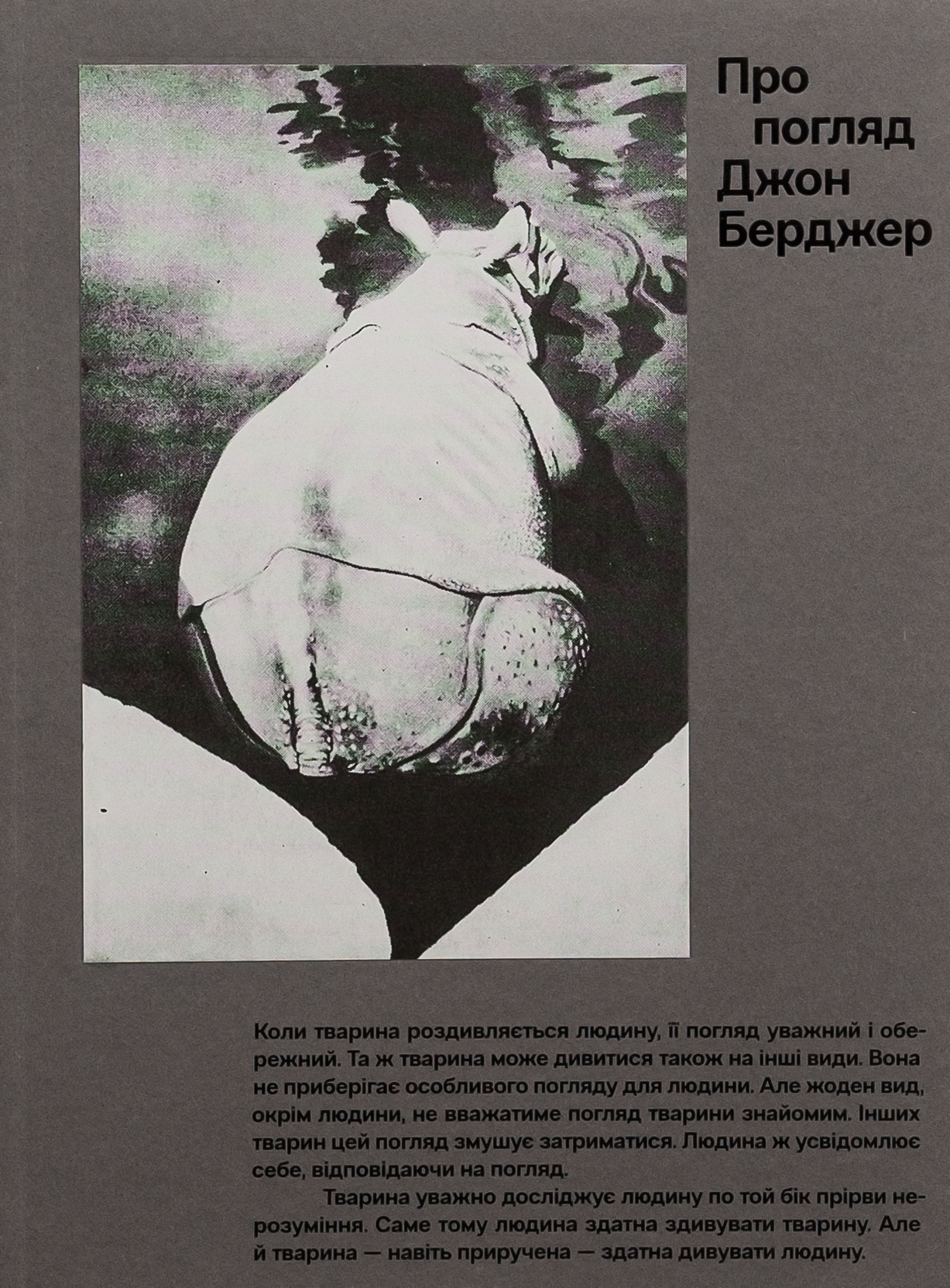 Про погляд. Джон Берджер