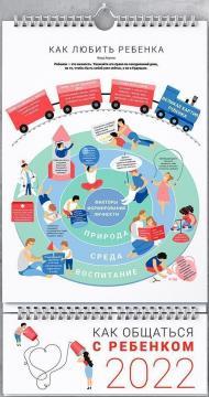 Розумний настінний календар на 2022 рік «Як спілкуватися з дитиною»