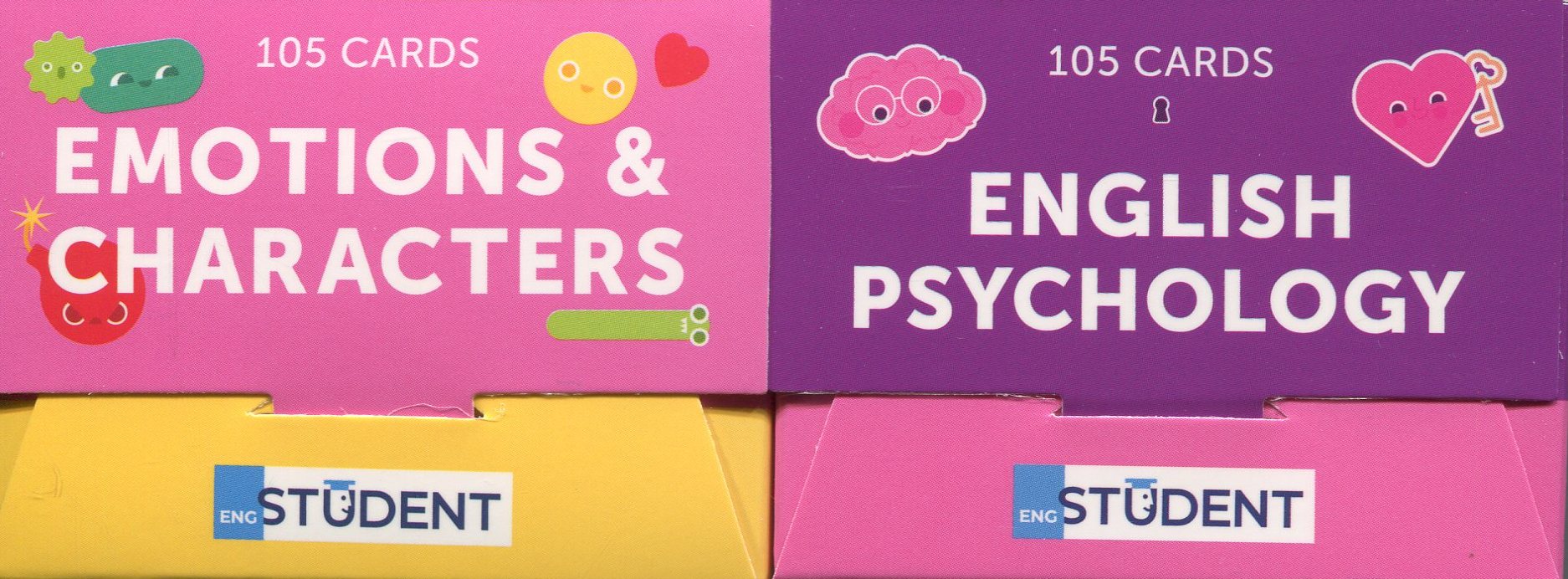 Картки англійських слів - PSYCHOLOGY & EMOTIONS (210 карток)