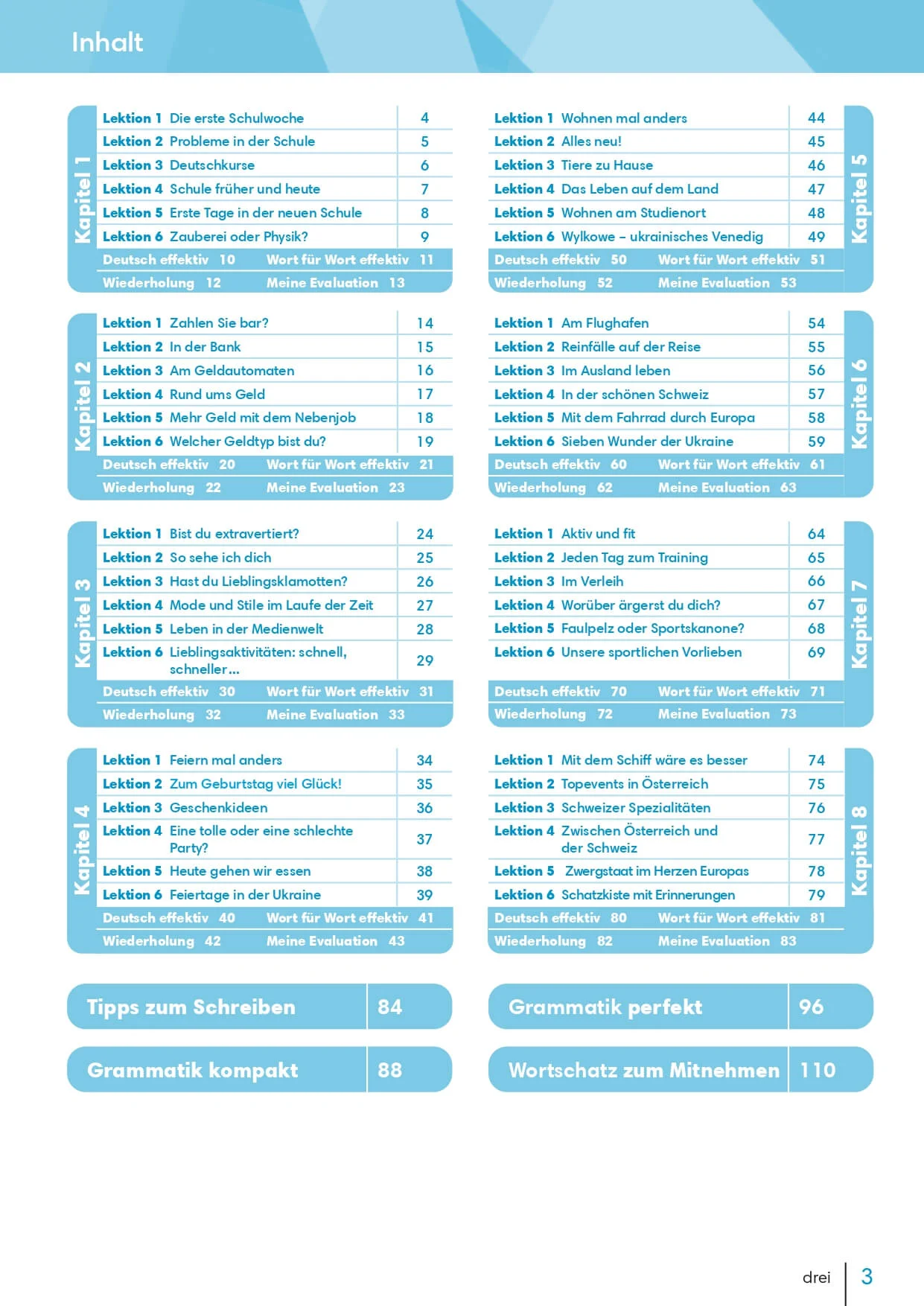 Perfekt für die Ukraine 3. Arbeitsbuch A2/A2+