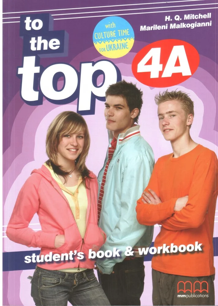Комплект книг «To the Top  4A Student's Book+WB with CD-ROM with Culture Time for Ukraine