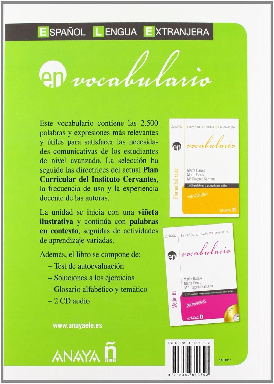 Vocabulario. Avanzado B2 con soluciones + CD