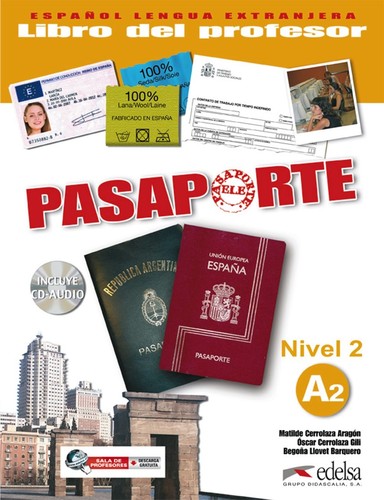Книга для вчителя «Pasaporte 2 (A2). Libro del profesor + Audio CD