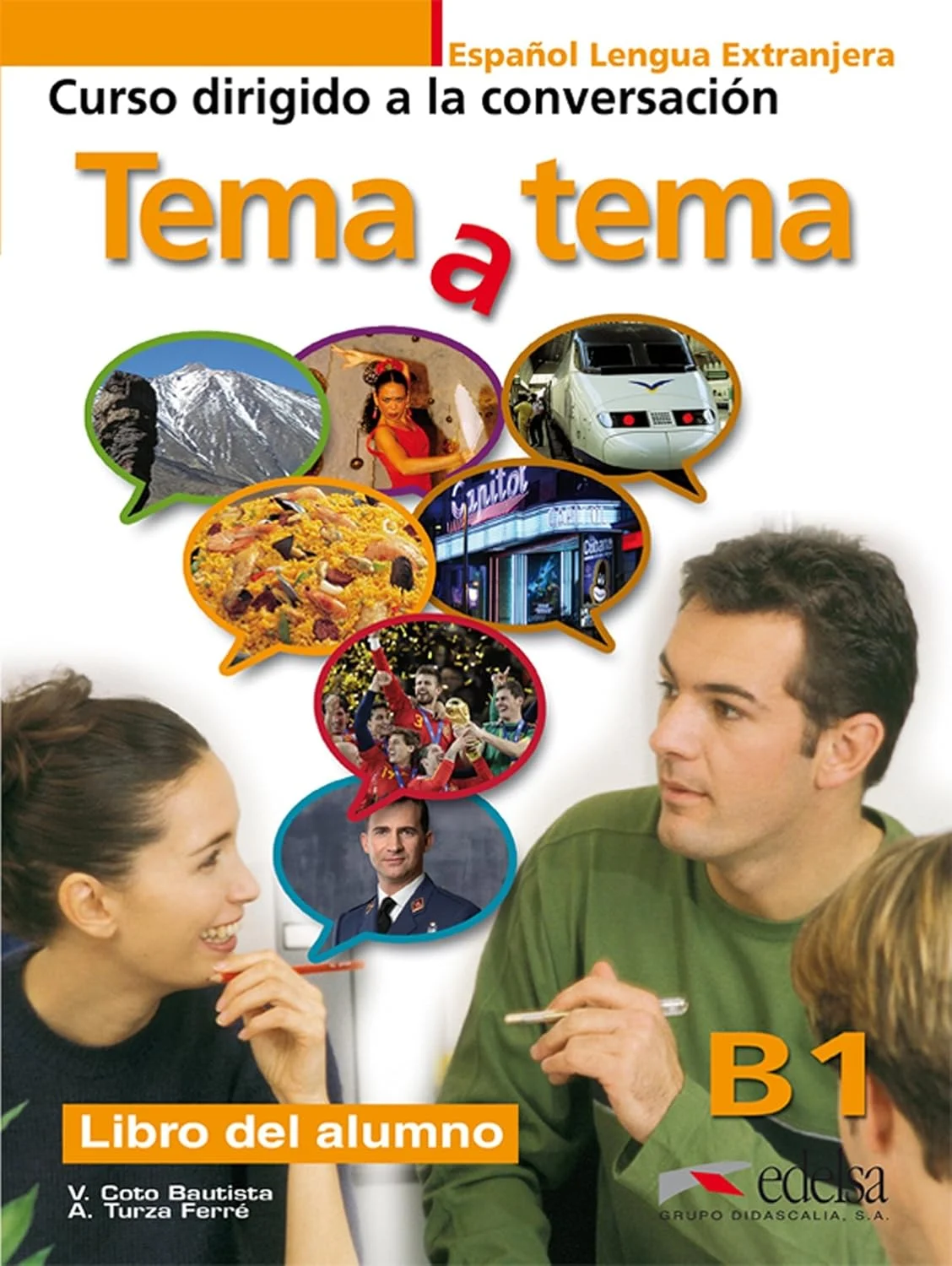 Посібник «Tema a tema - Curso de conversacion : Libro del alumno (B1)